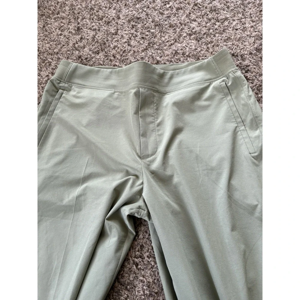 Athleta Brooklyn Heights High Rise Wide Trouser in Eucalyptus Olive size 12